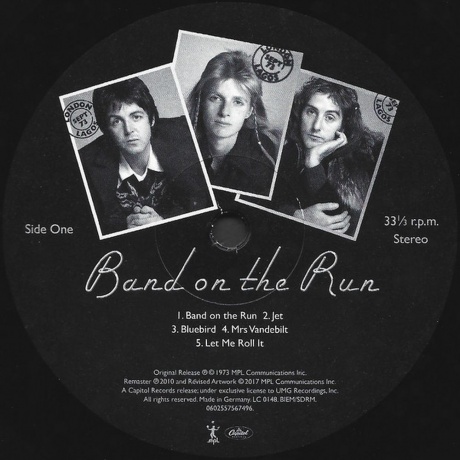 Paul McCartney - Band On The Run (0602557567496) виниловая пластинка - фото 3