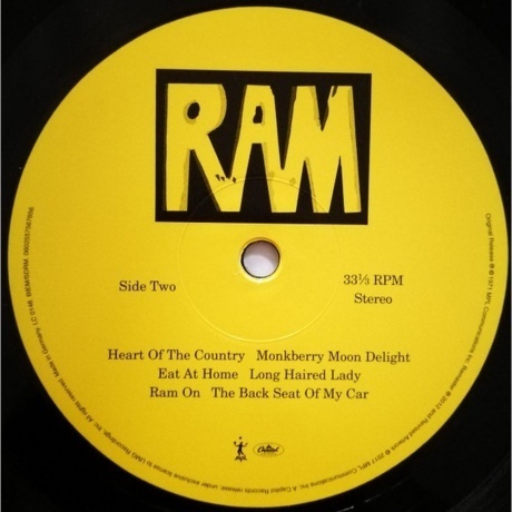 Paul McCartney, Ram (0602557567656) виниловая пластинка - фото 6