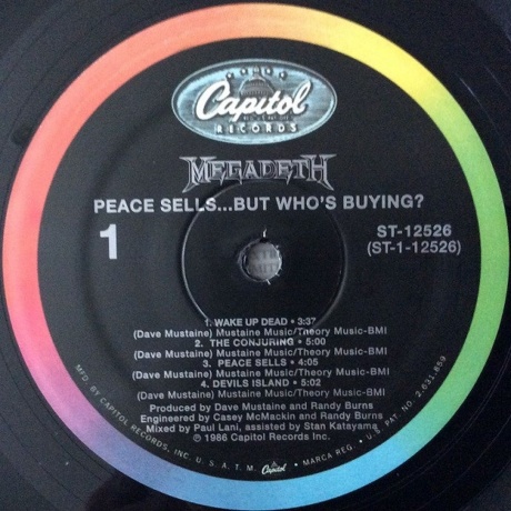 Megadeth - Peace Sells...But Who's Buying? (0077771252617) виниловая пластинка - фото 3