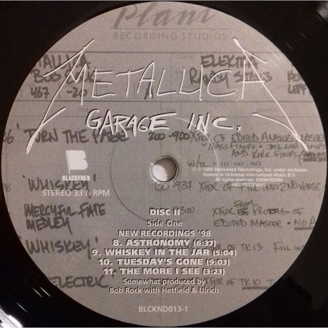 Metallica - Garage Inc. (0600753329597) виниловая пластинка - фото 12