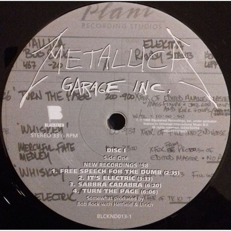 Metallica - Garage Inc. (0600753329597) виниловая пластинка - фото 10