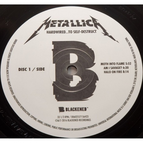 Metallica - Hardwired...To Self-Destruct (0602557156416) виниловая пластинка - фото 4