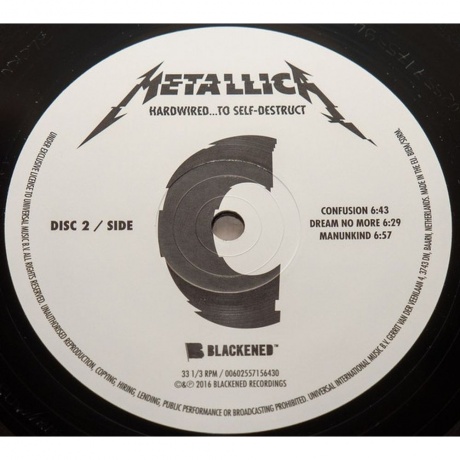 Metallica - Hardwired...To Self-Destruct (0602557156416) виниловая пластинка - фото 5