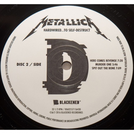 Metallica - Hardwired...To Self-Destruct (0602557156416) виниловая пластинка - фото 6