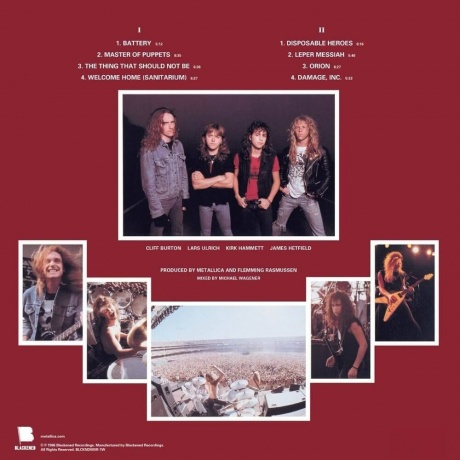 Metallica - Master Of Puppets (0602557382594) виниловая пластинка - фото 3