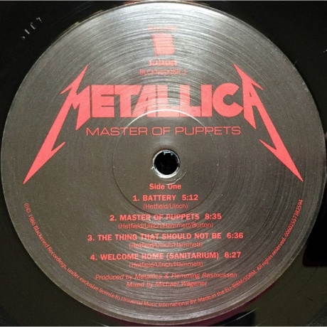 Metallica - Master Of Puppets (0602557382594) виниловая пластинка - фото 4