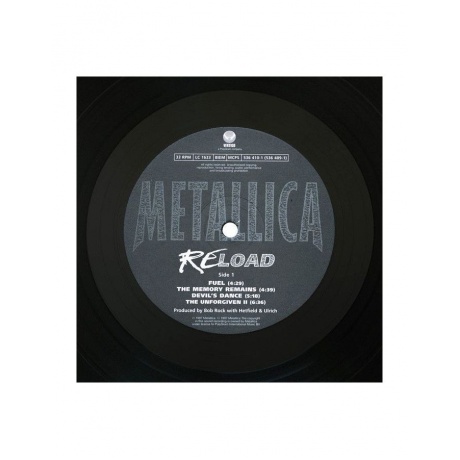 Виниловая пластинка Metallica, Reload (0731453640917) - фото 7