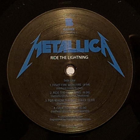 Metallica - Ride The Lightning (0602547885241) виниловая пластинка - фото 3