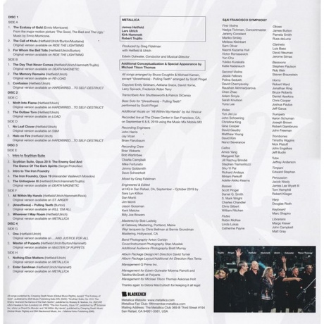 Metallica - S&amp;M2 (0602508413155) виниловая пластинка - фото 19