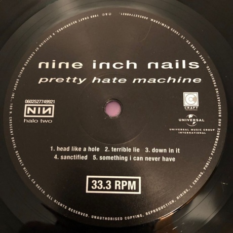 Nine Inch Nails - Pretty Hate Machine (0602527749921) виниловая пластинка - фото 3
