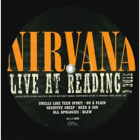 Nirvana - Live At Reading (0602527212173) виниловая пластинка - фото 14