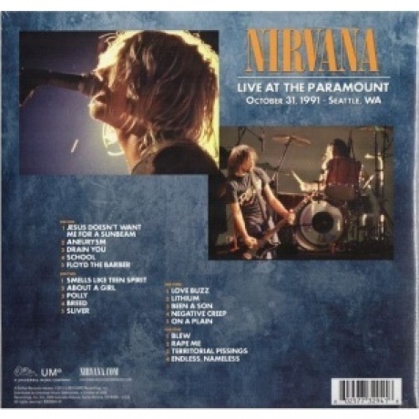 Nirvana - Live At The Paramount (0602577329418) виниловая пластинка - фото 12