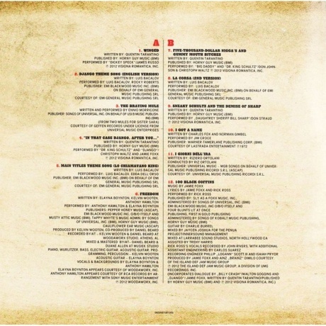 OST - Django Unchained (Various Artists) (0602537315703) виниловая пластинка - фото 7