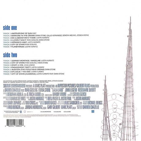 OST - La La Land (Various Artists) (0602557388046) виниловая пластинка - фото 4