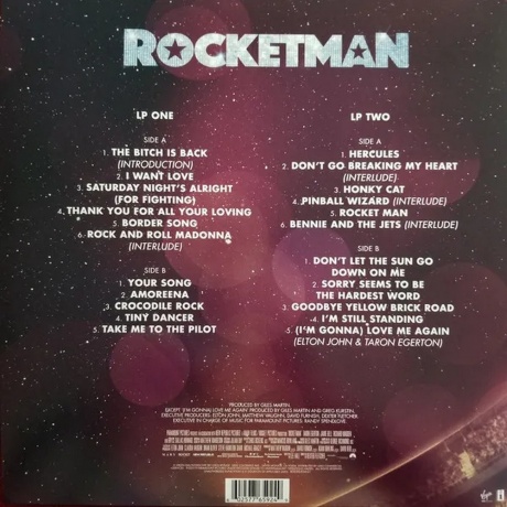 OST - Rocketman (Elton John) (0602577659249) виниловая пластинка - фото 2