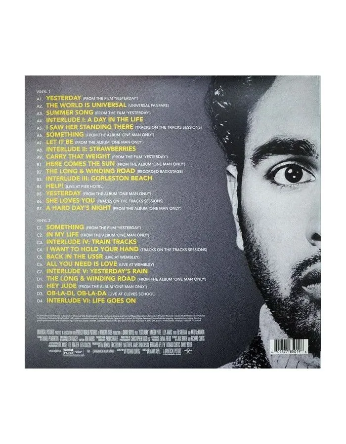 Виниловая пластинка OST, Yesterday (Himesh Patel) (0602577850196) - фото 2