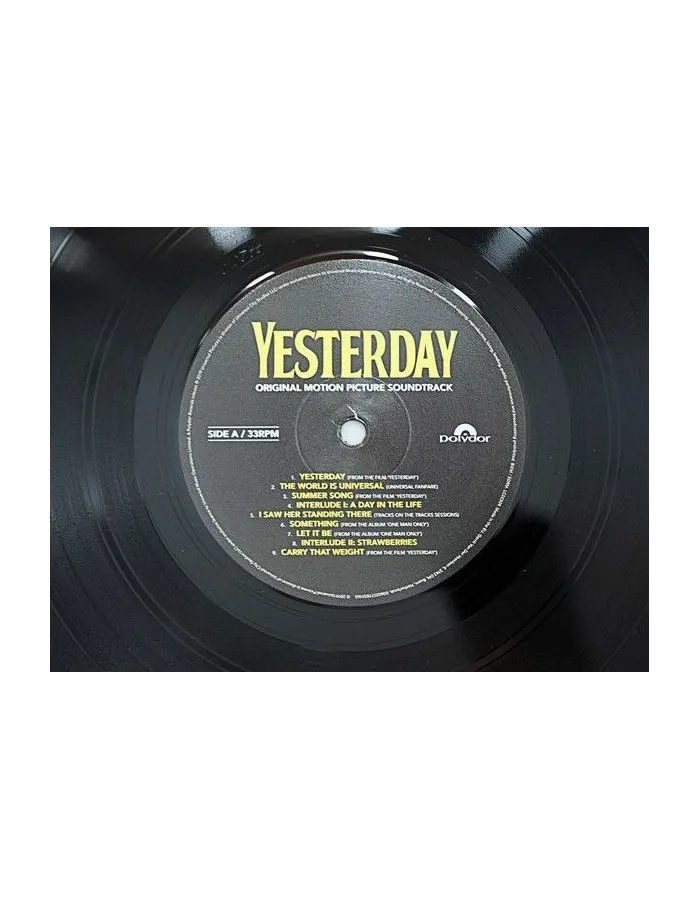 Виниловая пластинка OST, Yesterday (Himesh Patel) (0602577850196) - фото 5