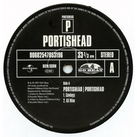 Portishead - Portishead (0602557150995) виниловая пластинка - фото 2