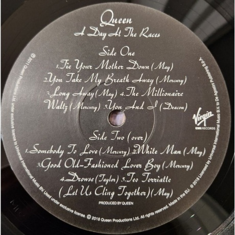 Queen - A Day At The Races (0602547202703) виниловая пластинка - фото 2