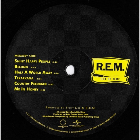 R.E.M. - Out Of Time (0888072004405) виниловая пластинка - фото 4