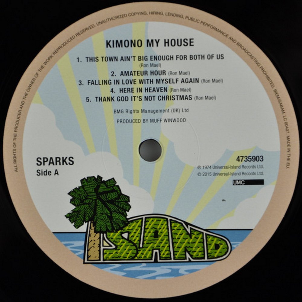 Sparks - Kimono My House (0602547359032) виниловая пластинка - фото 3