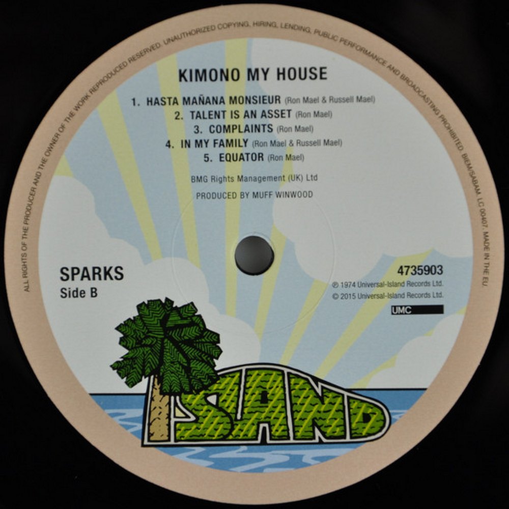 Sparks - Kimono My House (0602547359032) виниловая пластинка - фото 4