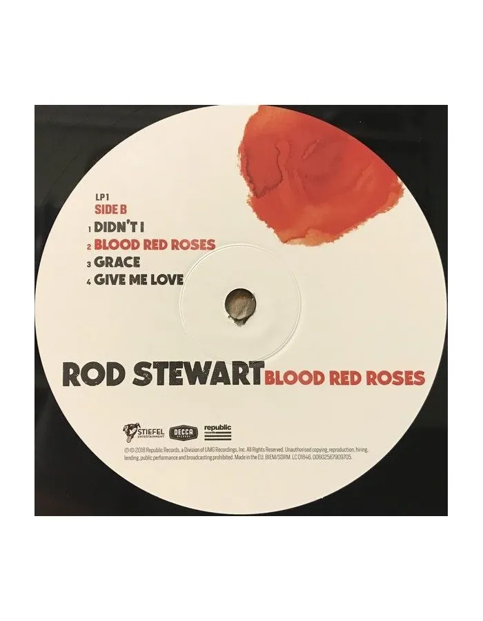 Виниловая пластинка Rod Stewart, Blood Red Roses (0602567909736) - фото 7