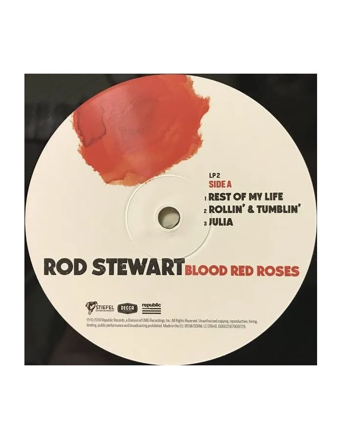 Виниловая пластинка Rod Stewart, Blood Red Roses (0602567909736) - фото 8