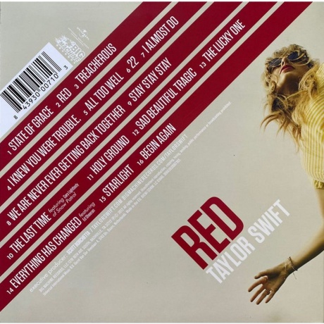 Taylor Swift - Red (0843930007103) виниловая пластинка - фото 4