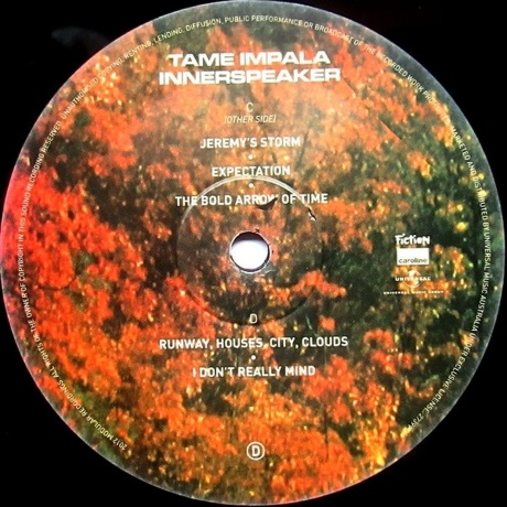 Tame Impala - InnerSpeaker (0602537952991) виниловая пластинка - фото 7