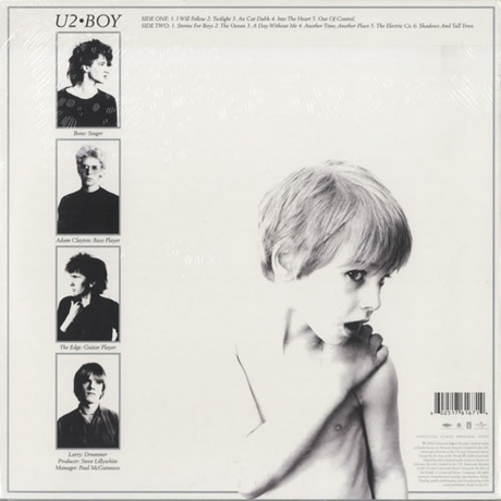 U2 - Boy (0602517616714) виниловая пластинка - фото 3