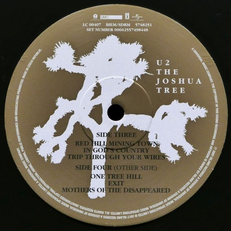 U2 - The Joshua Tree (0602557498448) виниловая пластинка - фото 5
