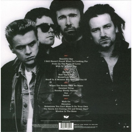 U2 - 18 Singles (0602517135505) виниловая пластинка - фото 3