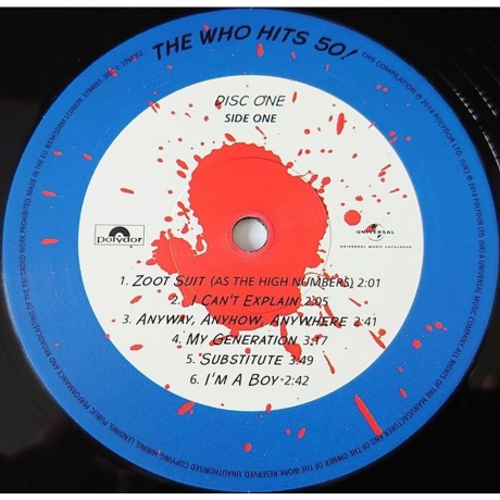 The Who - Hits 50 (0602537940516) виниловая пластинка - фото 3