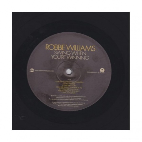 Виниловая пластинка Robbie Williams, Swing When You're Winning (0724353682613) - фото 3