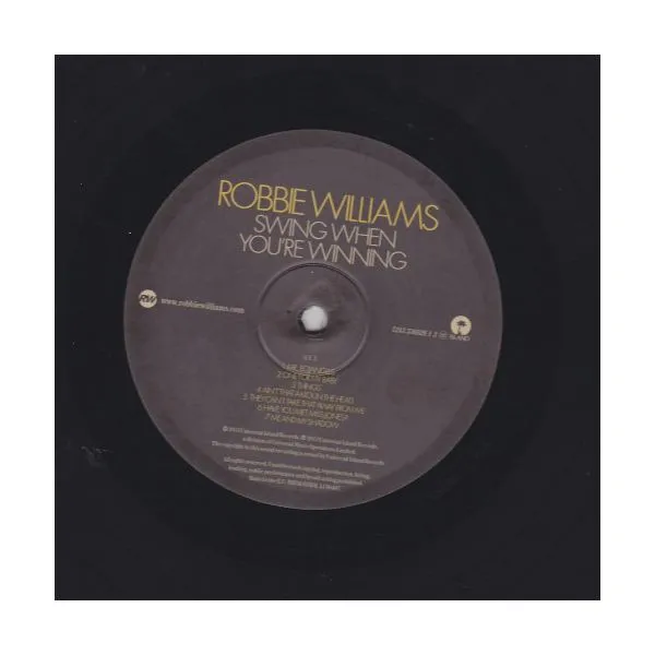 Виниловая пластинка Robbie Williams, Swing When You're Winning (0724353682613) - фото 4