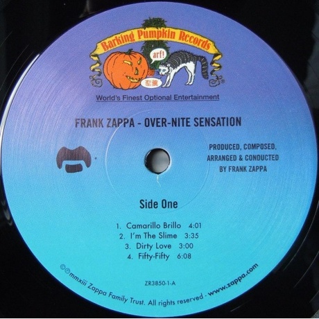Frank Zappa, Over-Nite Sensation (0824302385012) виниловая пластинка - фото 5