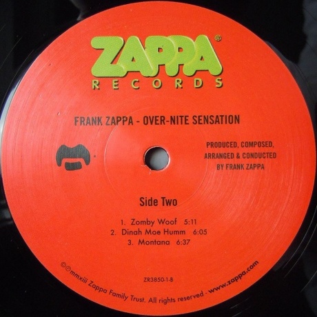 Frank Zappa, Over-Nite Sensation (0824302385012) виниловая пластинка - фото 6