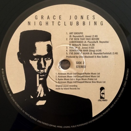 Jones Grace - Nightclubbing (0042284236812) виниловая пластинка - фото 5
