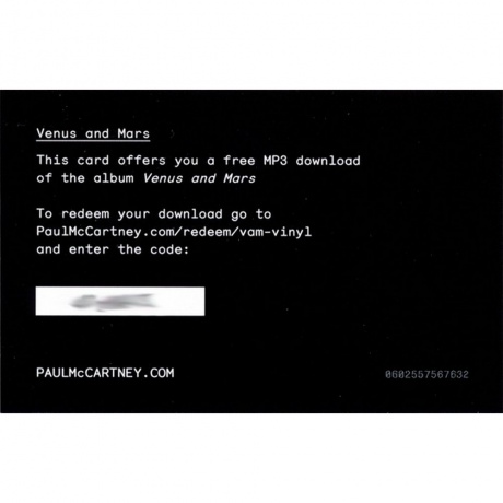 Paul McCartney - Venus And Mars (0602557567632) виниловая пластинка - фото 20
