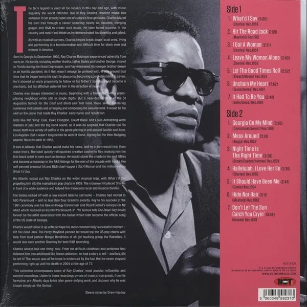 5060348582373, Виниловая Пластинка Charles, Ray, The Very Best Of - фото 2