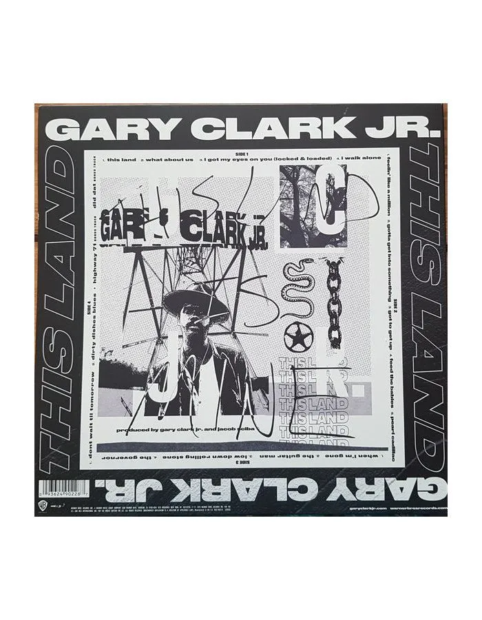 0093624902287, Виниловая Пластинка Clark Jr., Gary, This Land - фото 3