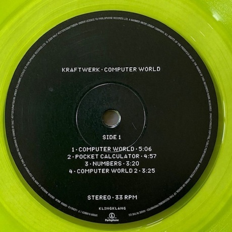 Kraftwerk - Computer World (coloured) (0190295272302) виниловая пластинка - фото 3