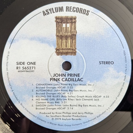 John Prine - The Asylum Albums (Box) (0603497862597) виниловая пластинка - фото 5