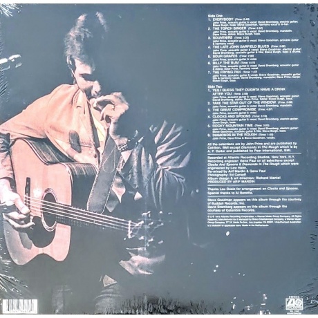 John Prine - Diamonds In The Rough (0603497846580) виниловая пластинка - фото 2