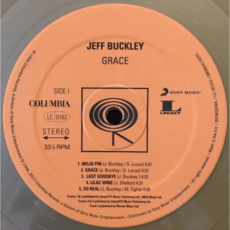 Jeff Buckley - Grace (coloured) (0889854156916) виниловая пластинка - фото 3