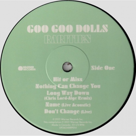 Goo Goo Dolls - Rarities (0093624889014) виниловая пластинка - фото 3