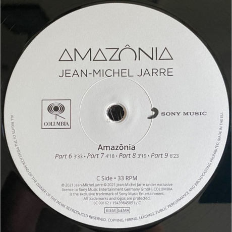Jean Michel Jarre - Amazonia (0194398450513) виниловая пластинка - фото 7
