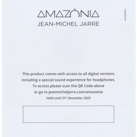 Jean Michel Jarre - Amazonia (0194398450513) виниловая пластинка - фото 10