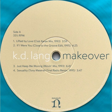 K.D. Lang - Makeover (coloured) (0075597916379) виниловая пластинка - фото 2